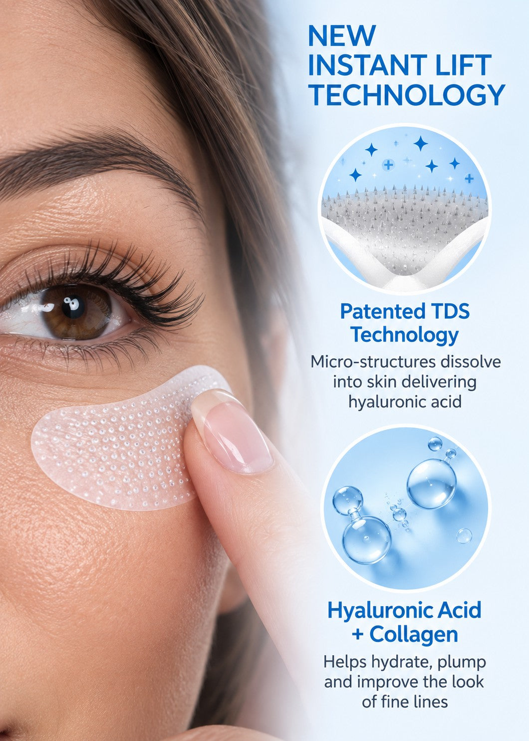 Hyaluronic Acid Fill Patches 3 Pack