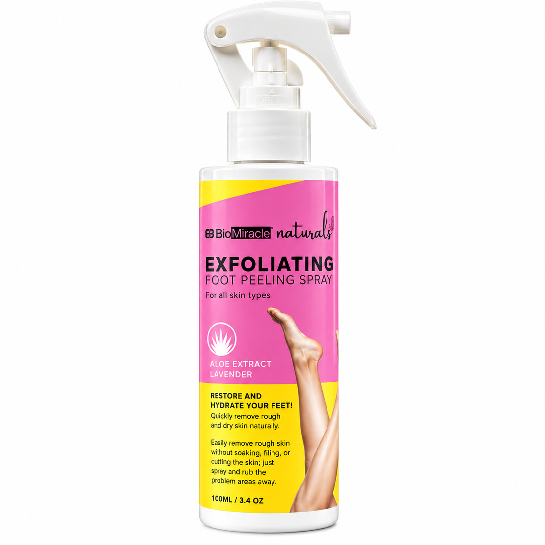 Exfoliating Foot Peeling Spray