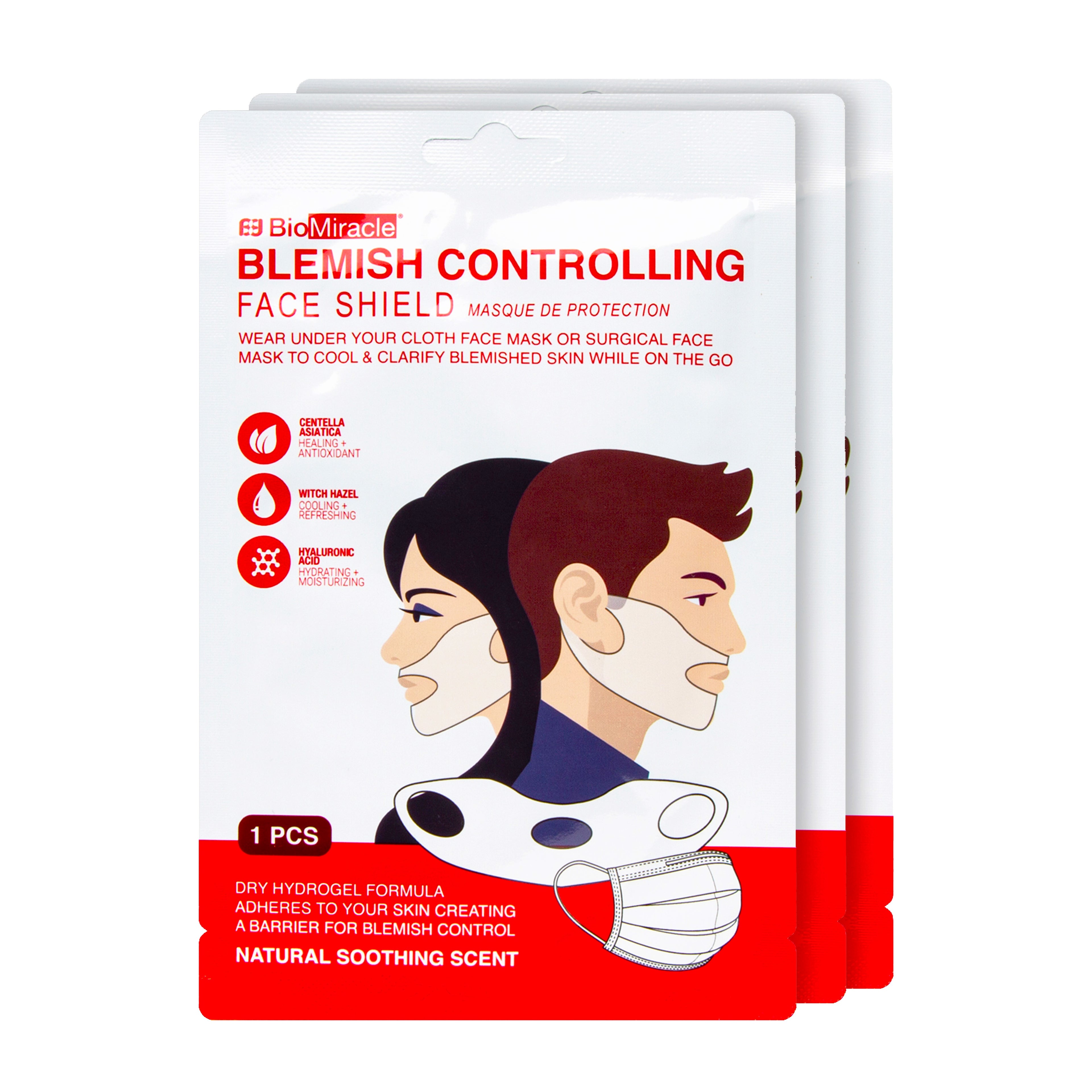 Blemish Controlling Face Shield 3 Pack