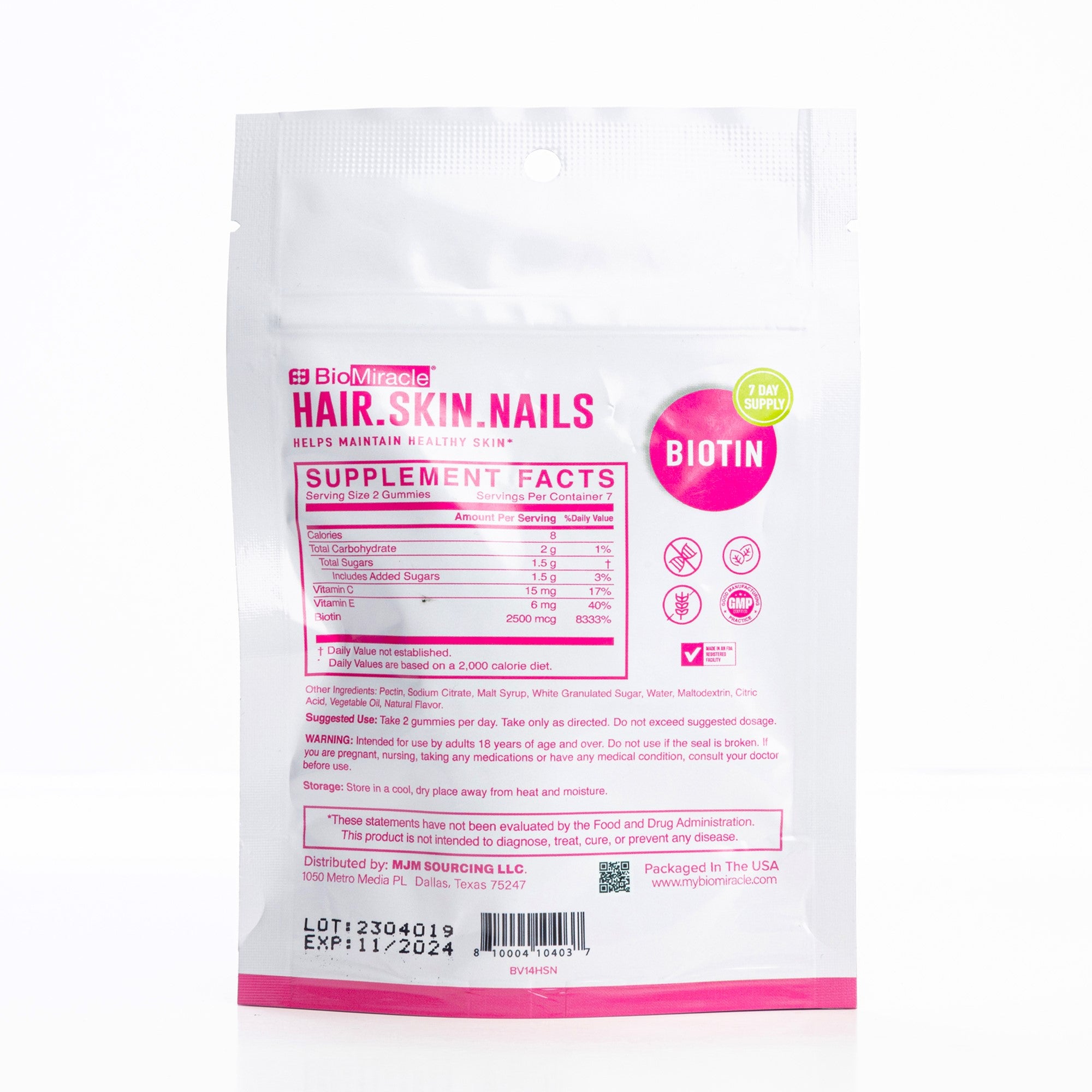 Hair, Skin, Nails Gummies 14ct (4 Pack) Month Supply