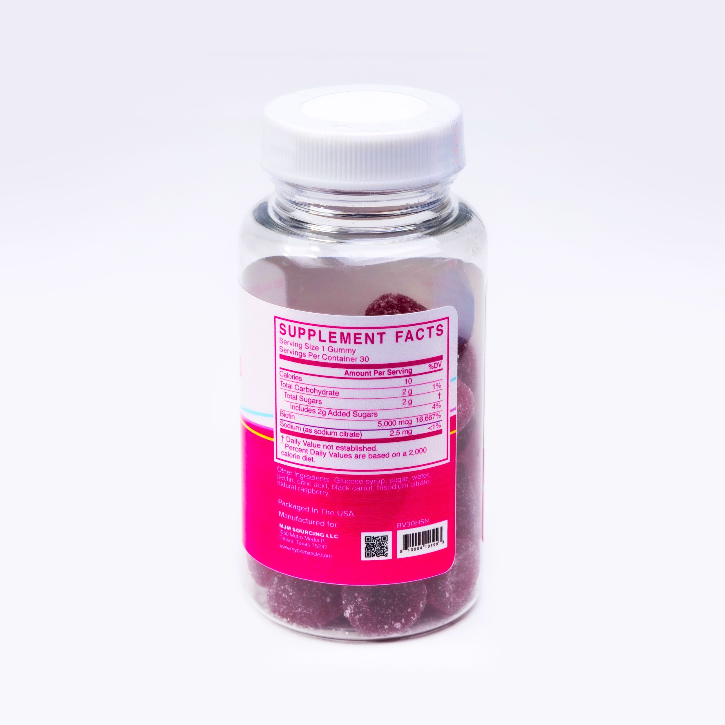 Hair Skin and Nails Gummy 30ct (1 Bottle)