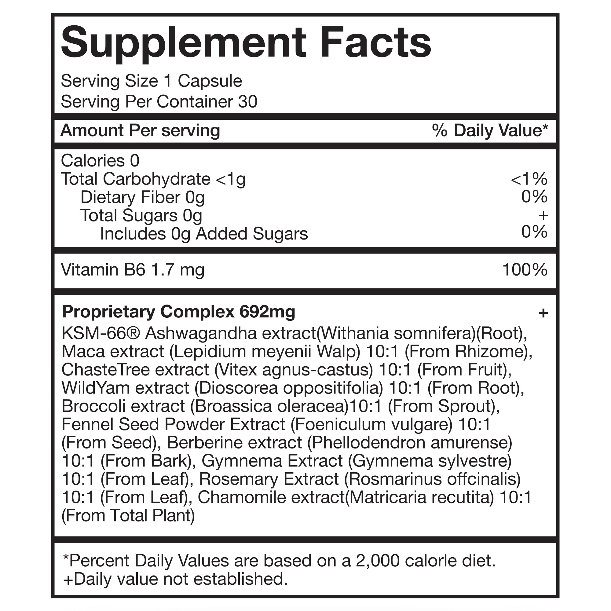 Hormone Balance, Advanced Formulation, Potent Antioxidants, 1 Month Supply, 30 Capsules, Dietary Supplement