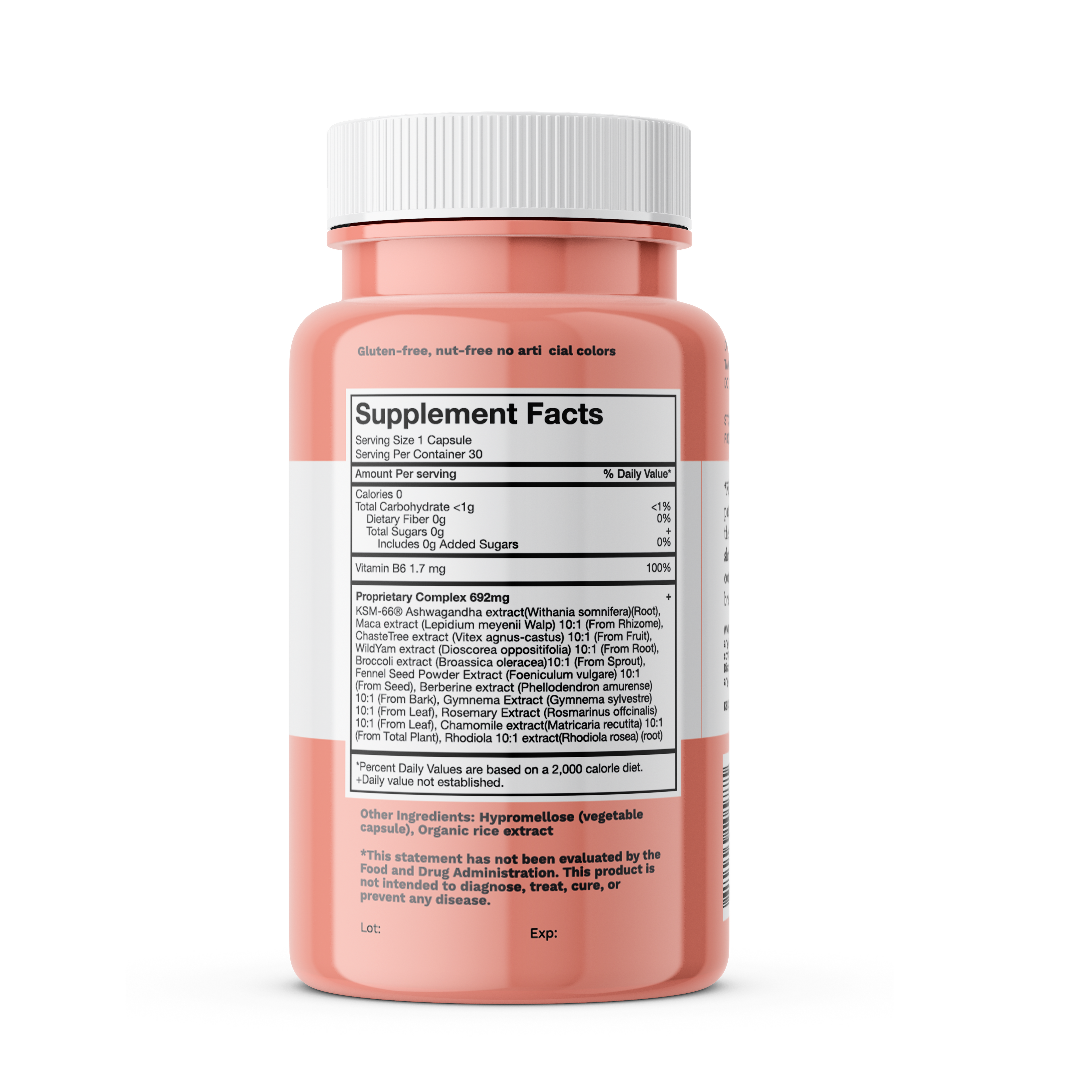 Hormone Balance, Advanced Formulation, Potent Antioxidants, 1 Month Supply, 30 Capsules, Dietary Supplement