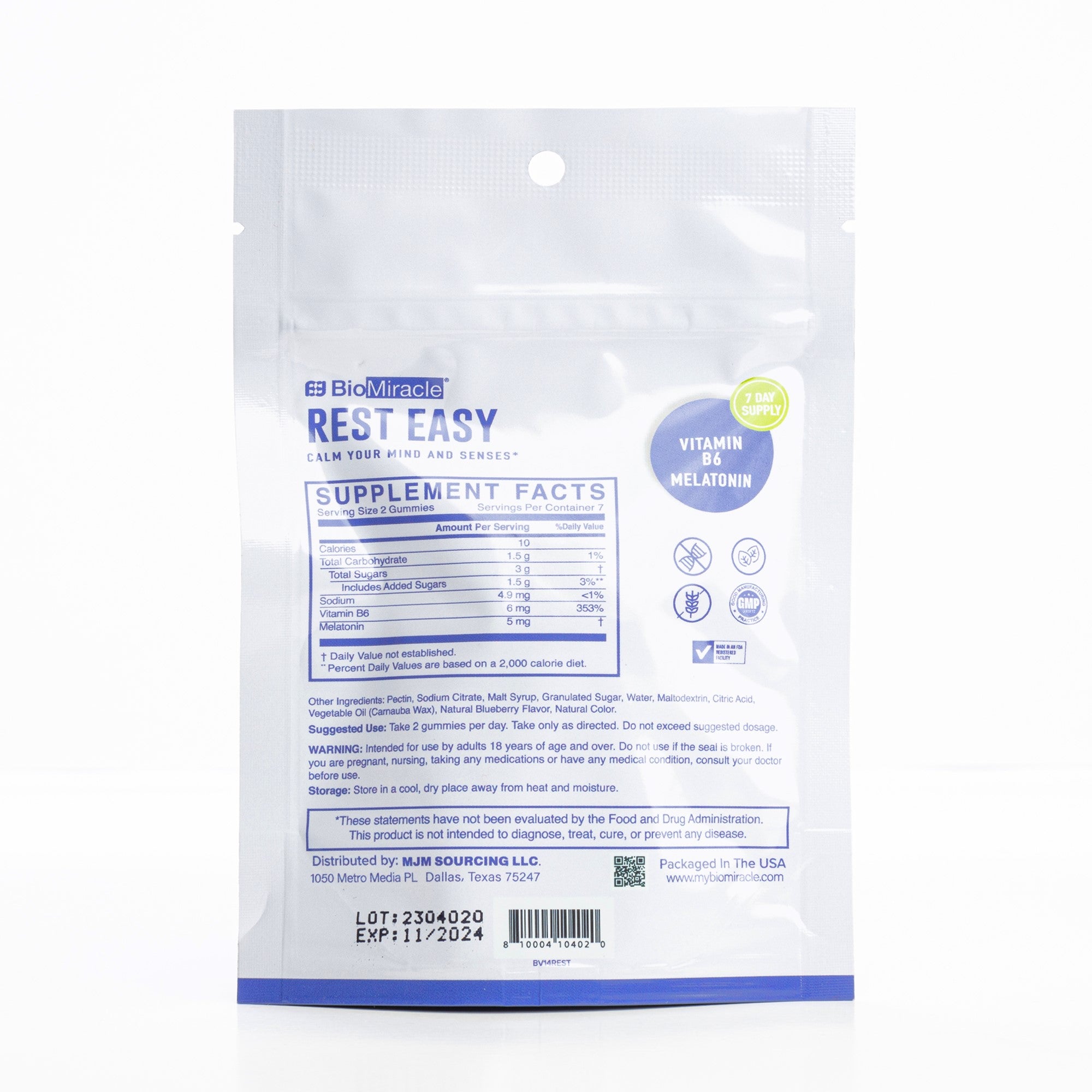 Rest Easy Gummies 14 Count (4 Pack) Month Supply