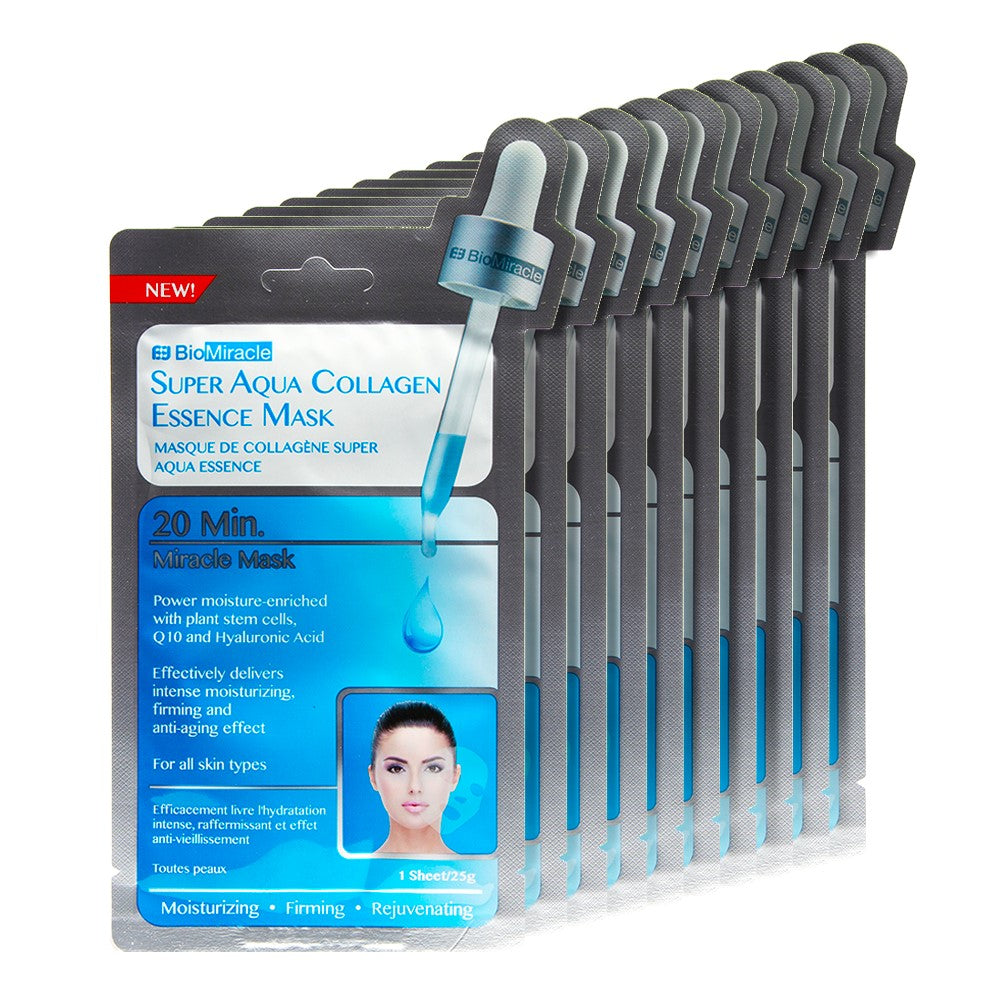 Super Aqua Collagen Essence Mask 10 Pack