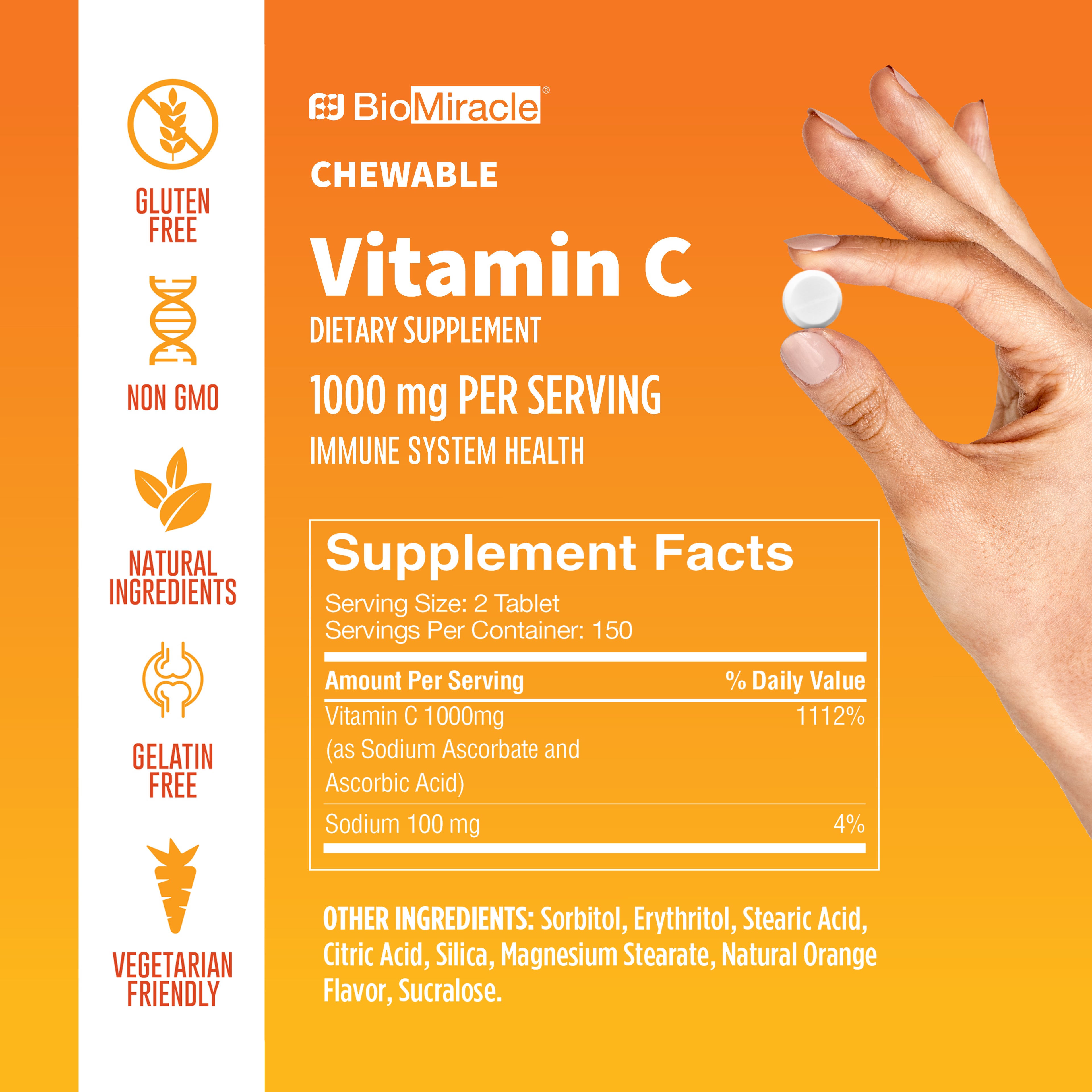 Chewable Vitamin C 300 Tablets