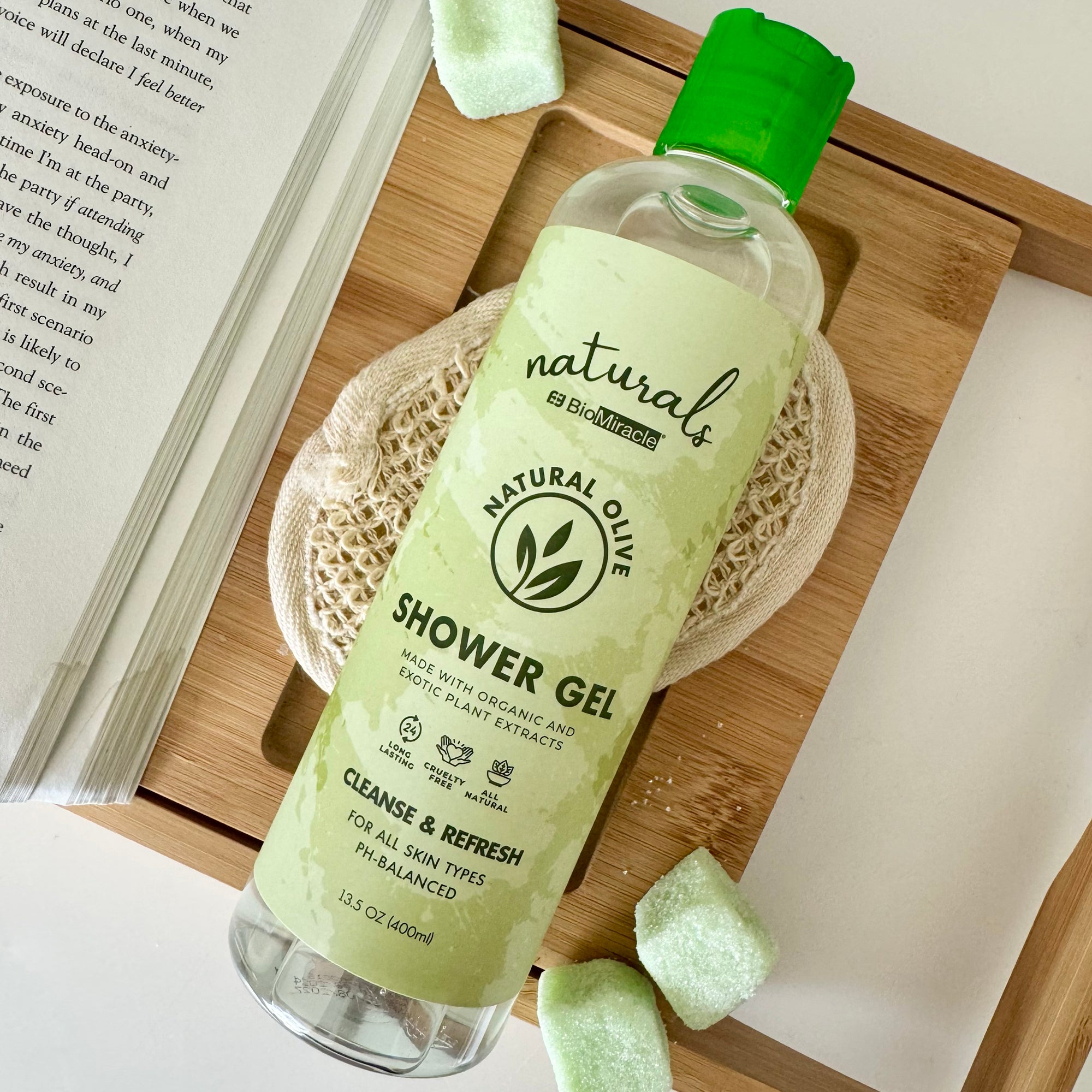Shower Gel Made with Organic and Exotic Plant Extracts