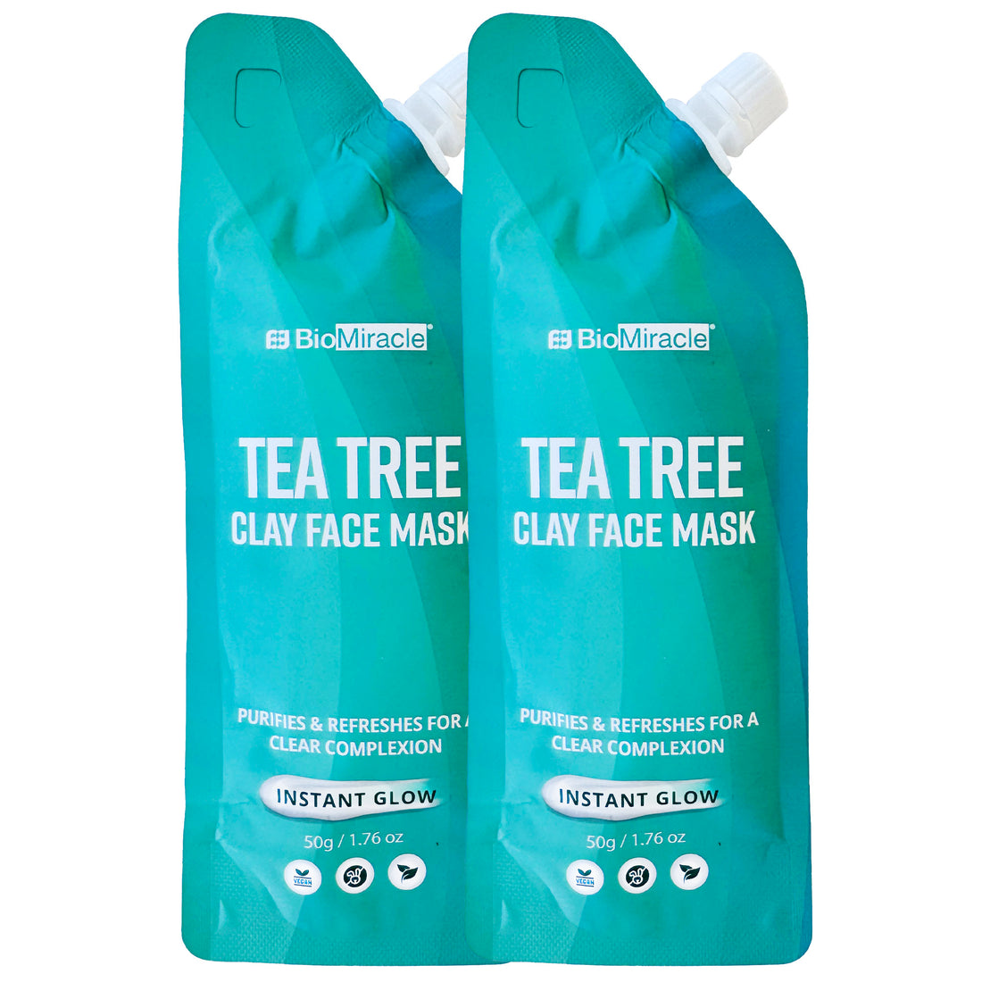 Tea Tree Clay Face Mask 2 Pack