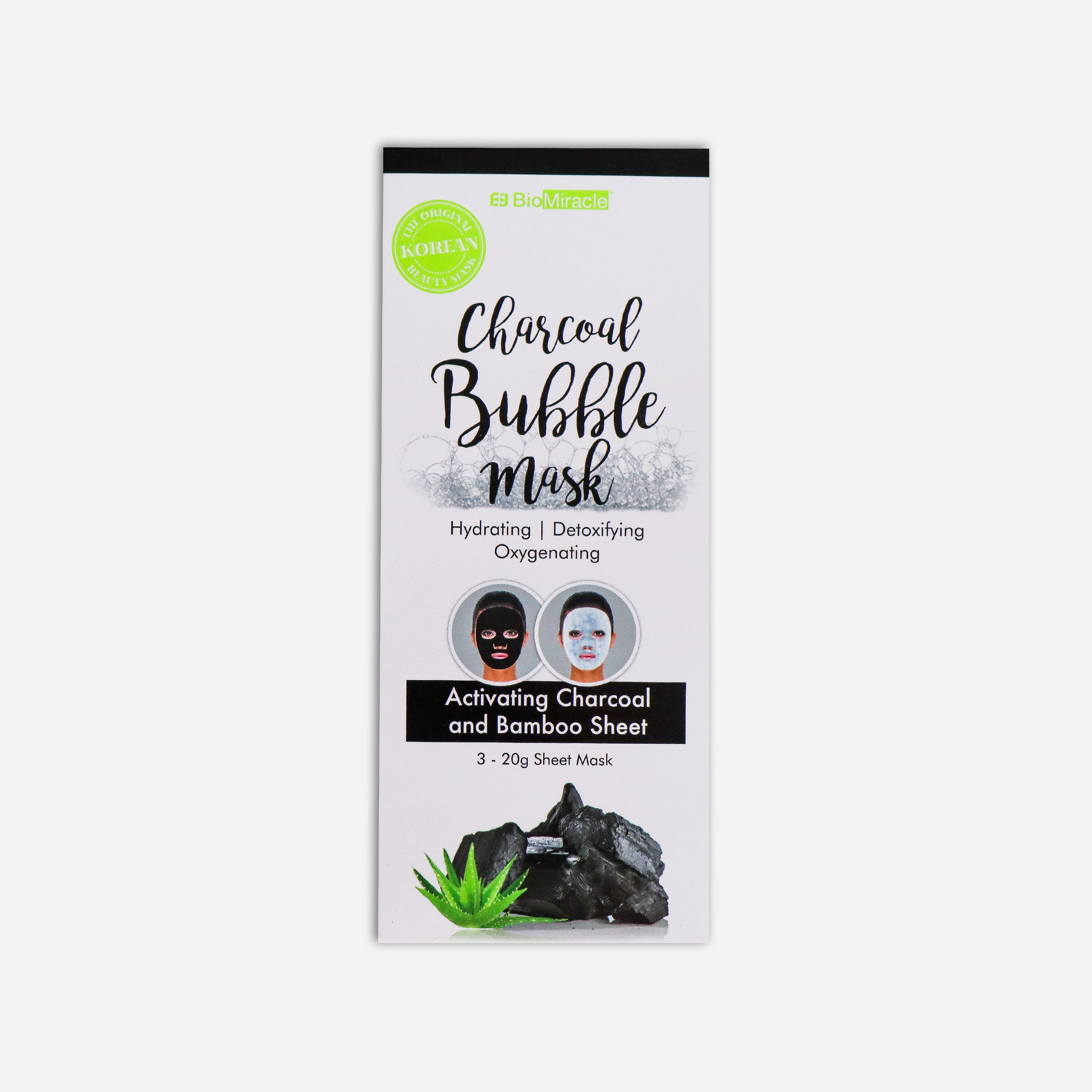 Charcoal Bubble Mask 3 Pack