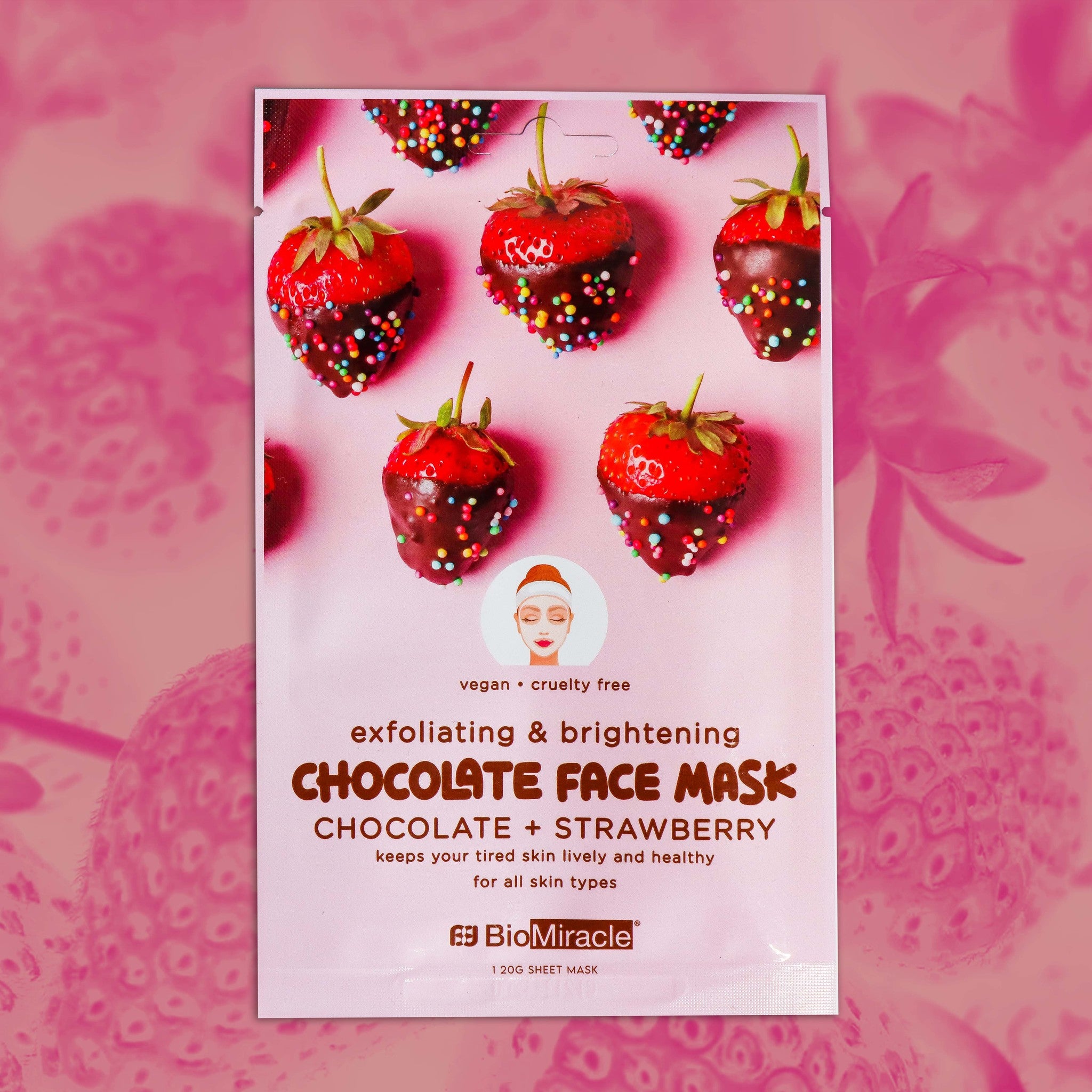 Exfoliating and Brightening Chocolate Face Mask 10 Pack
