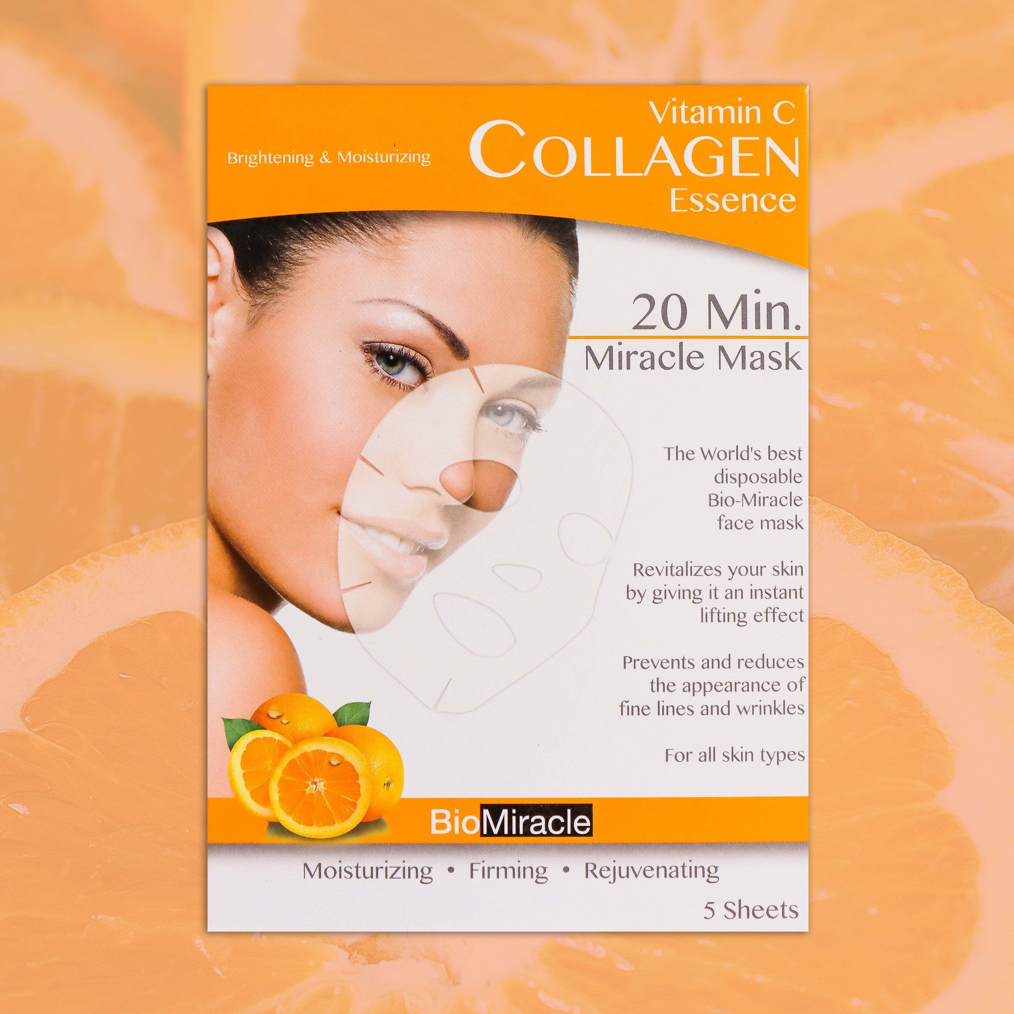 Vitamin C Collagen Essence Mask 5 Pack