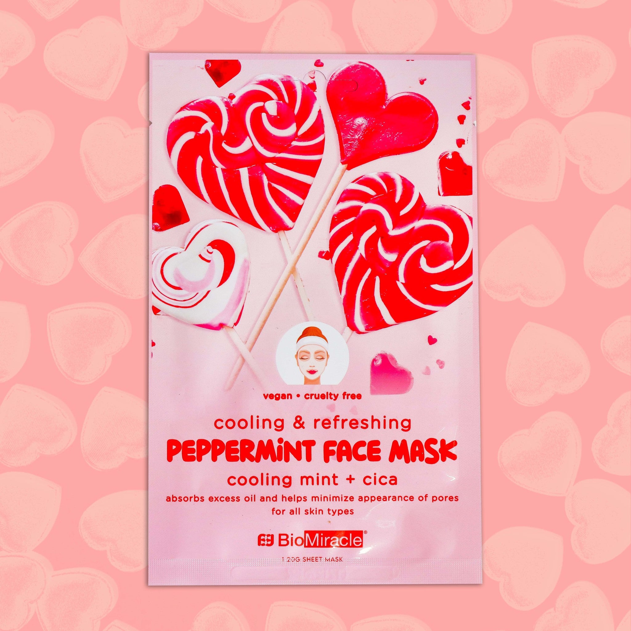 Cooling & Refreshing Peppermint Face Mask 10 Pack