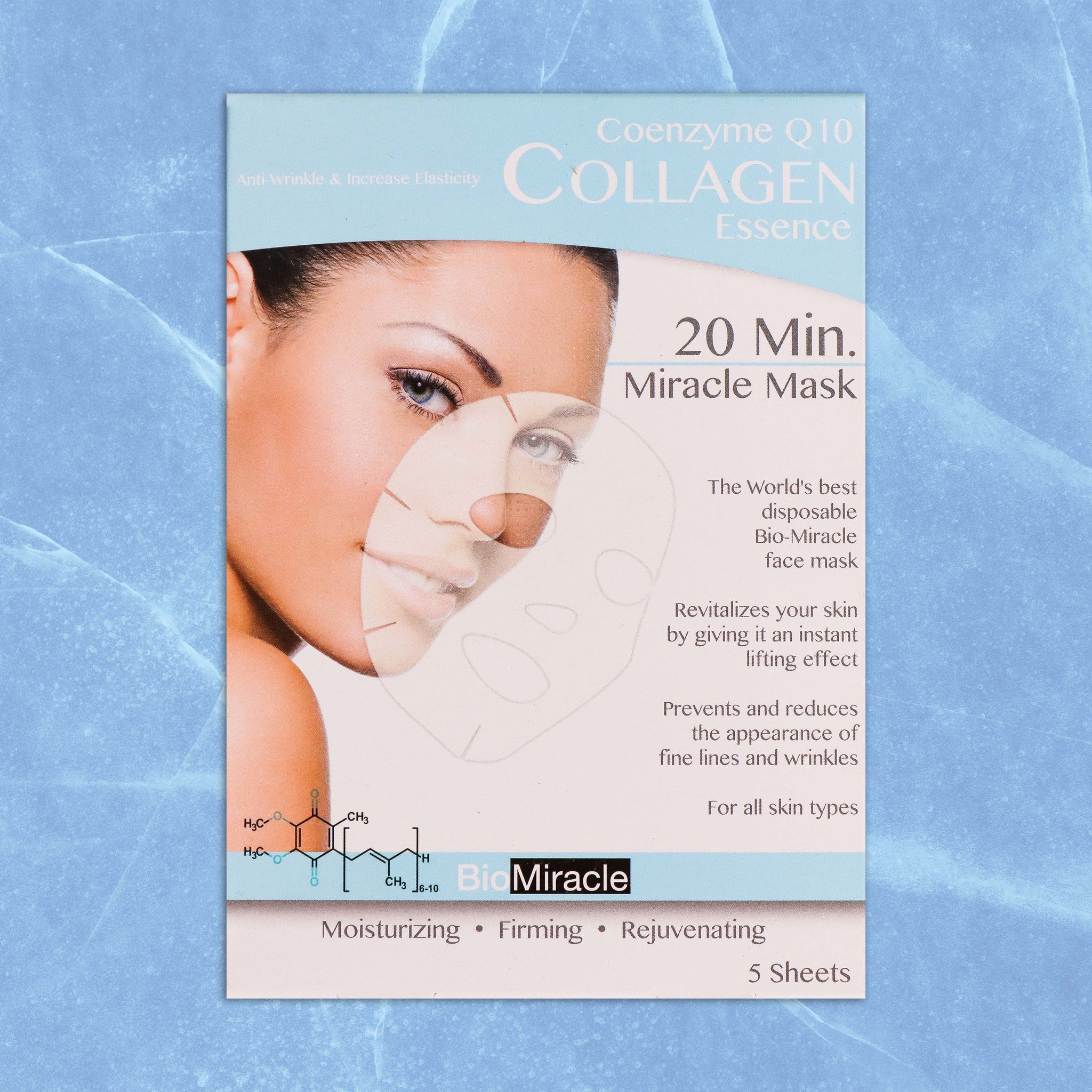 Coenzyme Q10 Collagen Essence Mask 5 Pack