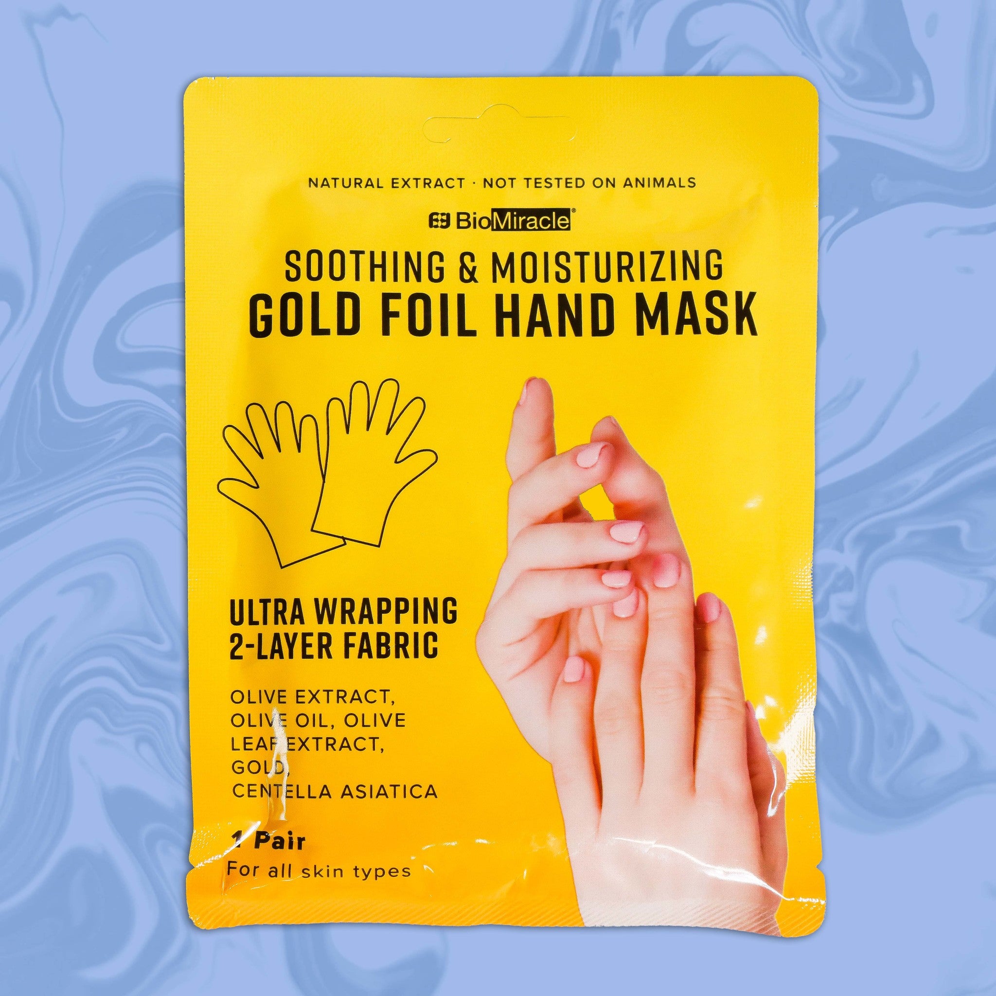 Soothing & Moisturizing Gold Foil Hand Mask 5 Pack