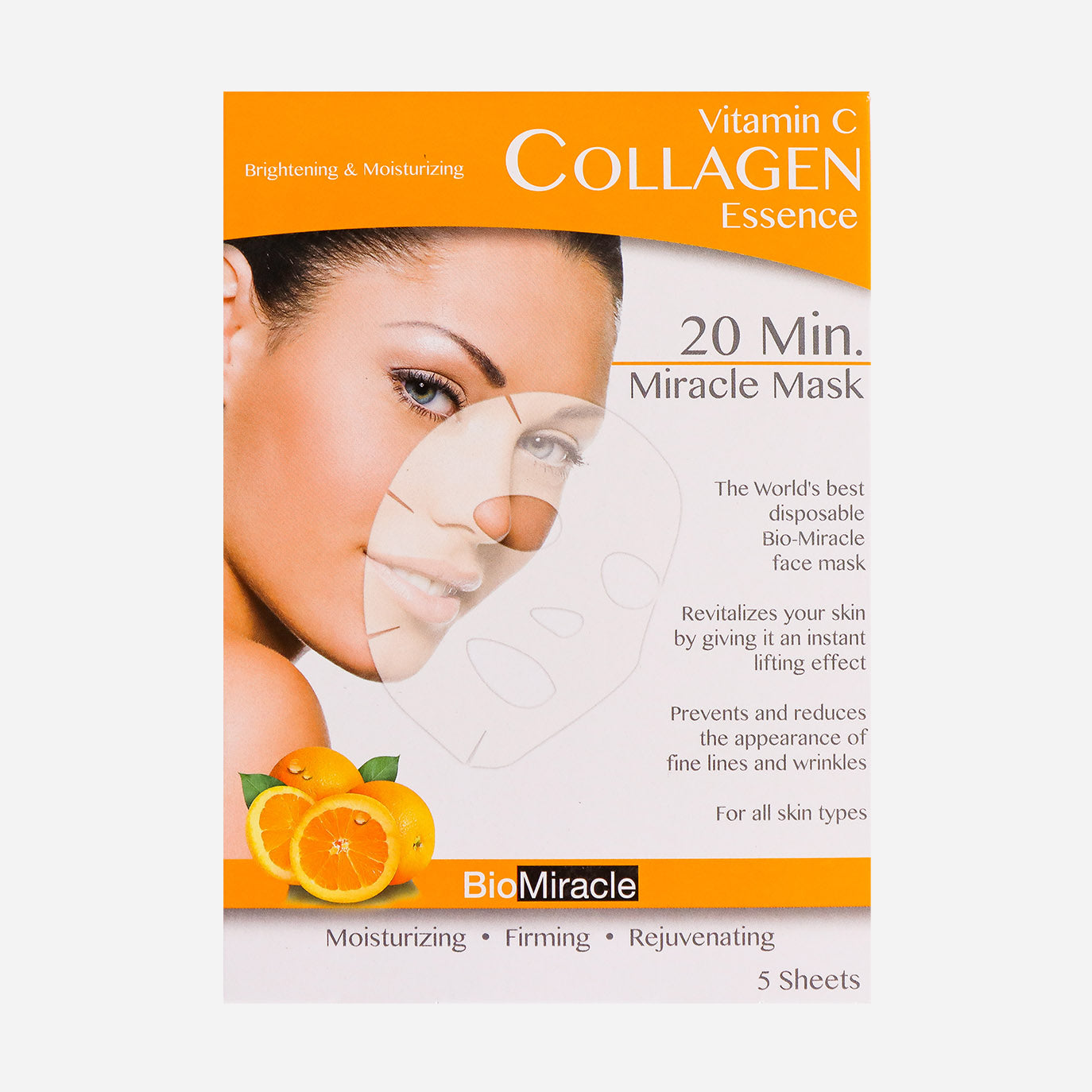 Vitamin C Collagen Essence Mask 5 Pack