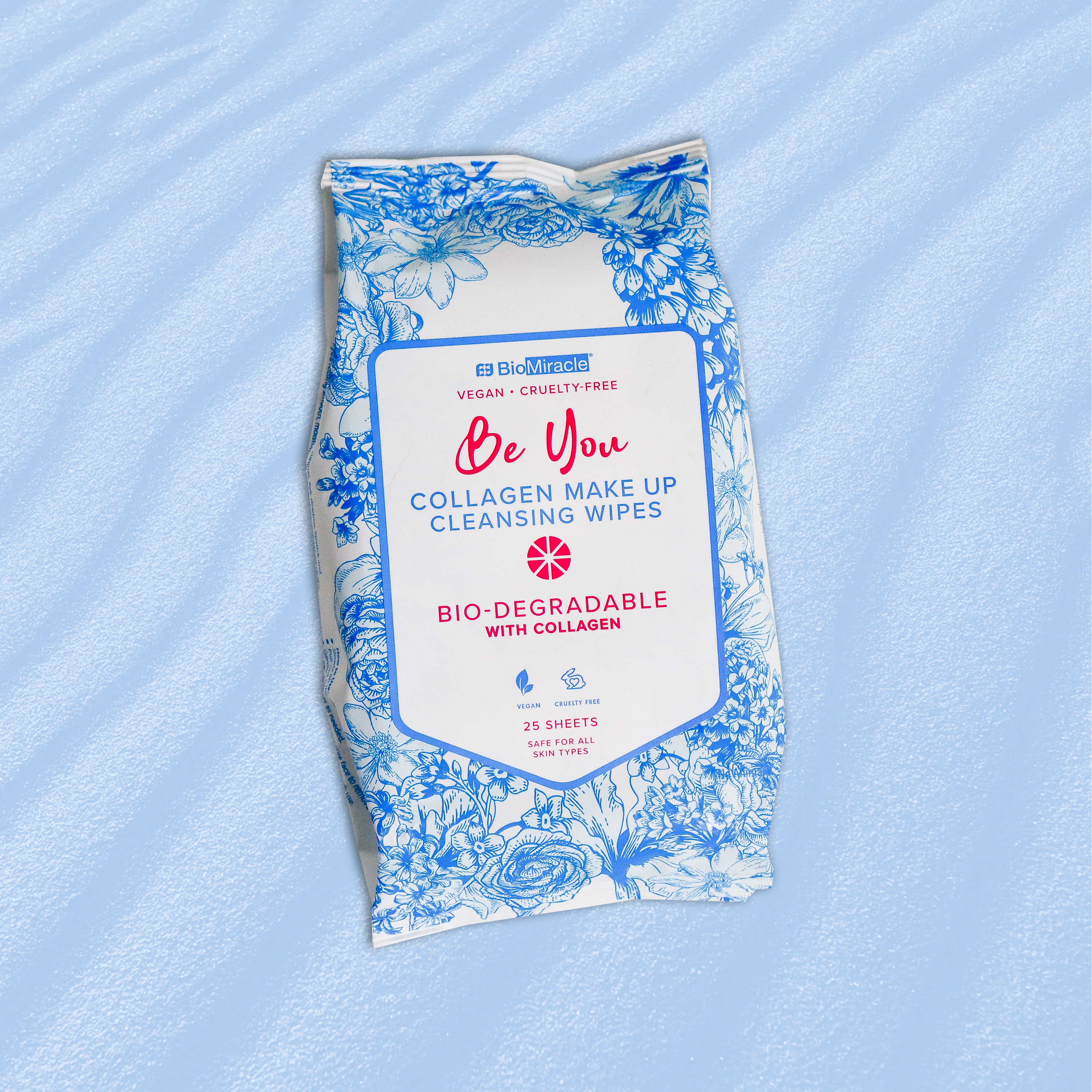 Be You Collagen Make Up Cleansing Wipes 3 Pack
