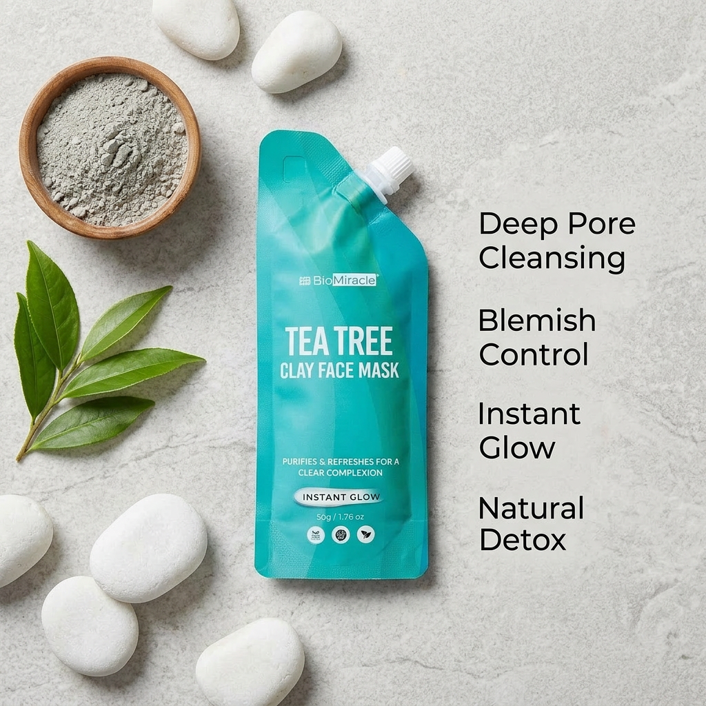 Tea Tree Clay Face Mask 2 Pack