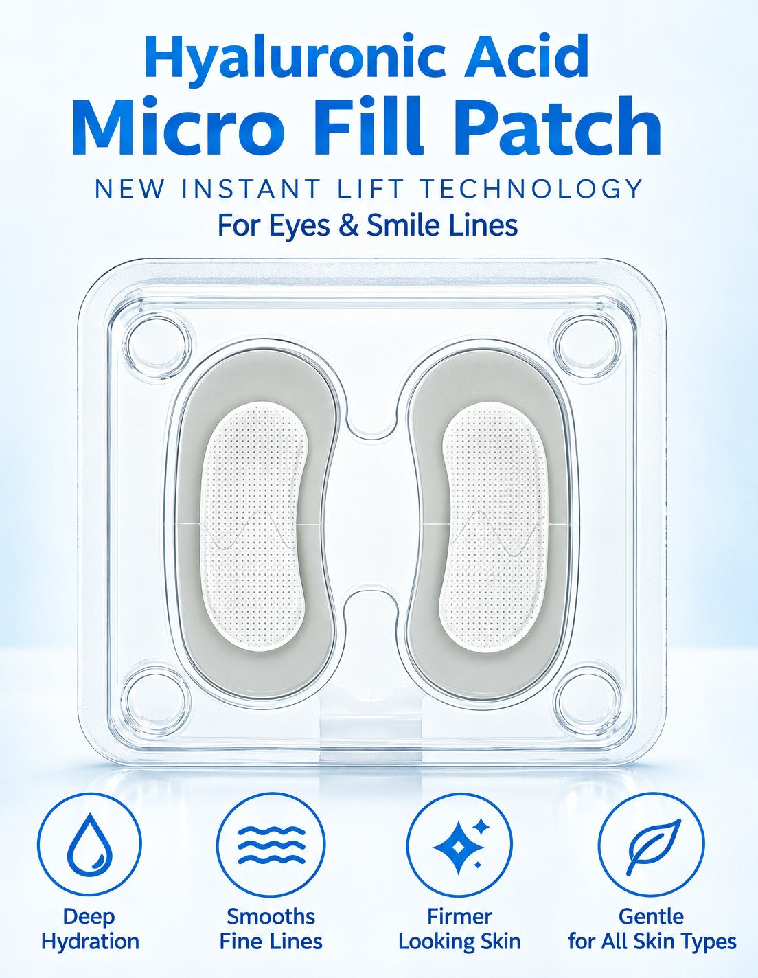 Hyaluronic Acid Fill Patches 3 Pack