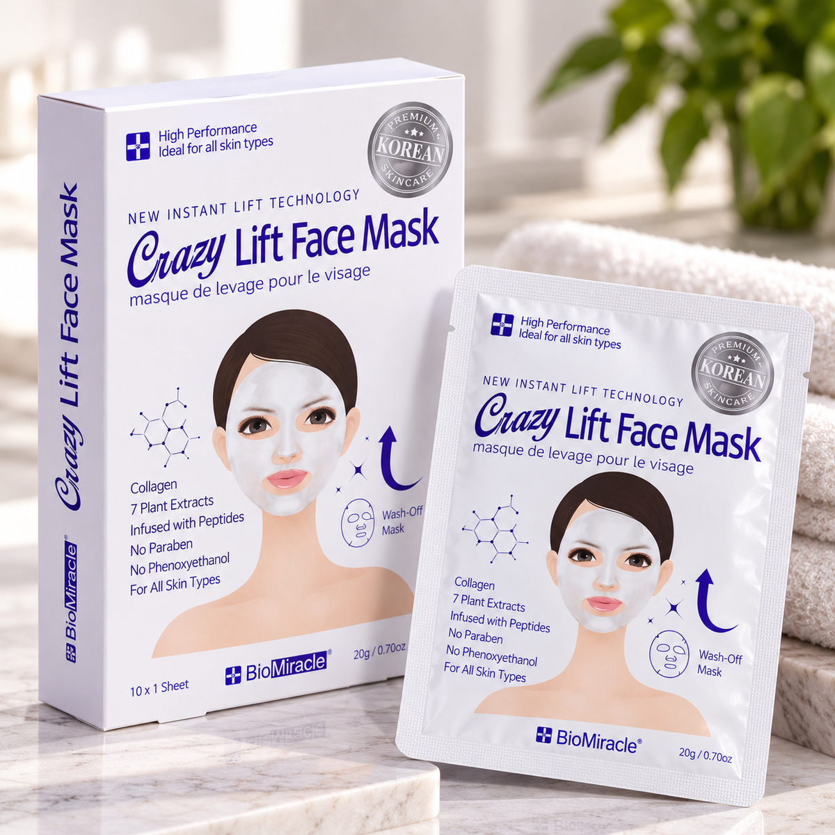Crazy Lift Face Mask 10 Pack
