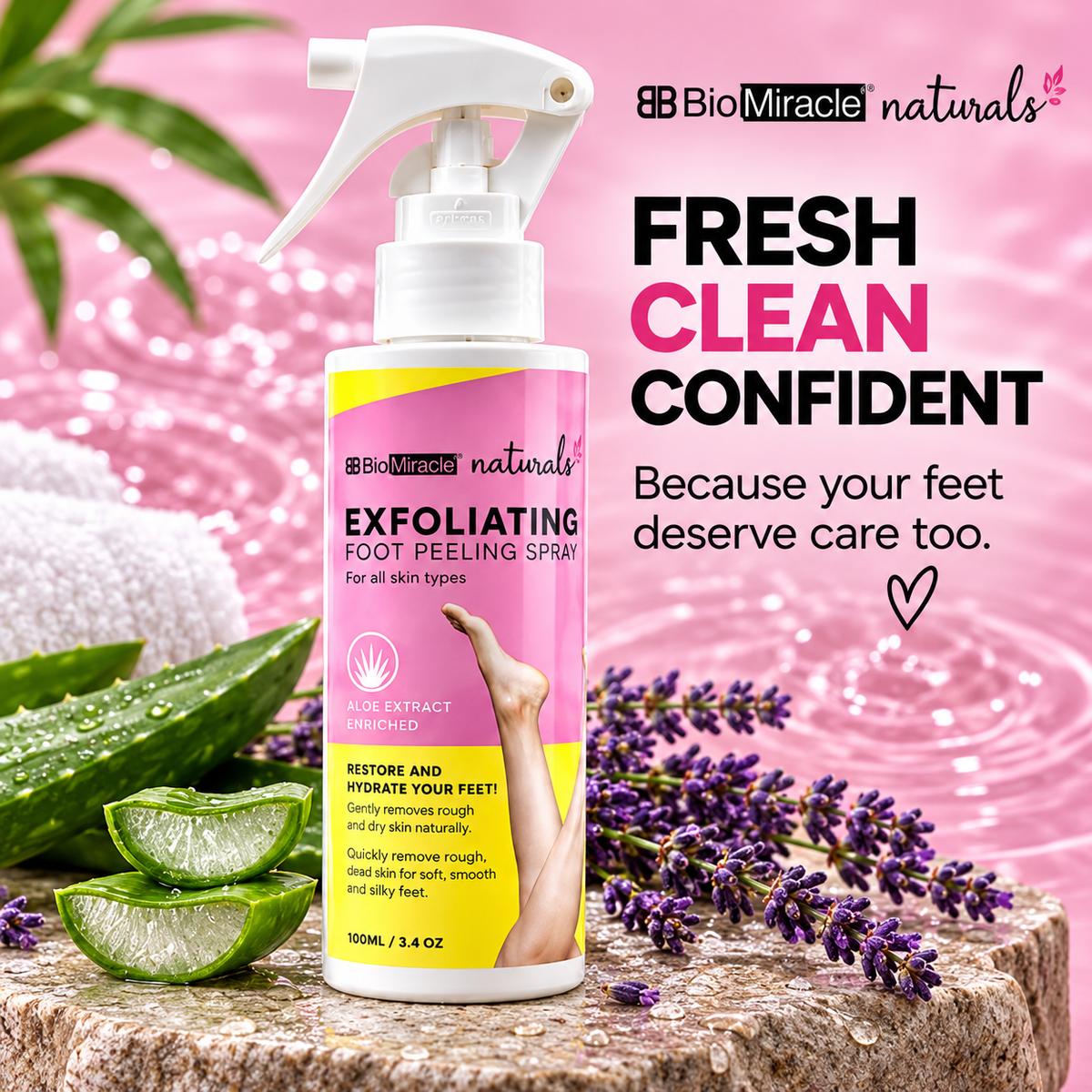 Exfoliating Foot Peeling Spray