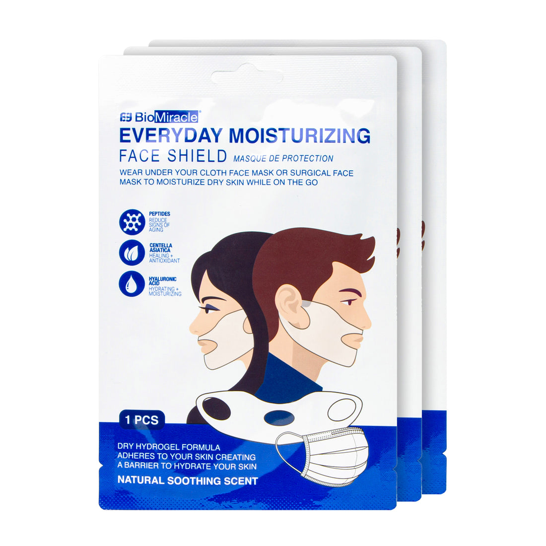 Everyday Moisturizing Face Shield 3 Pack