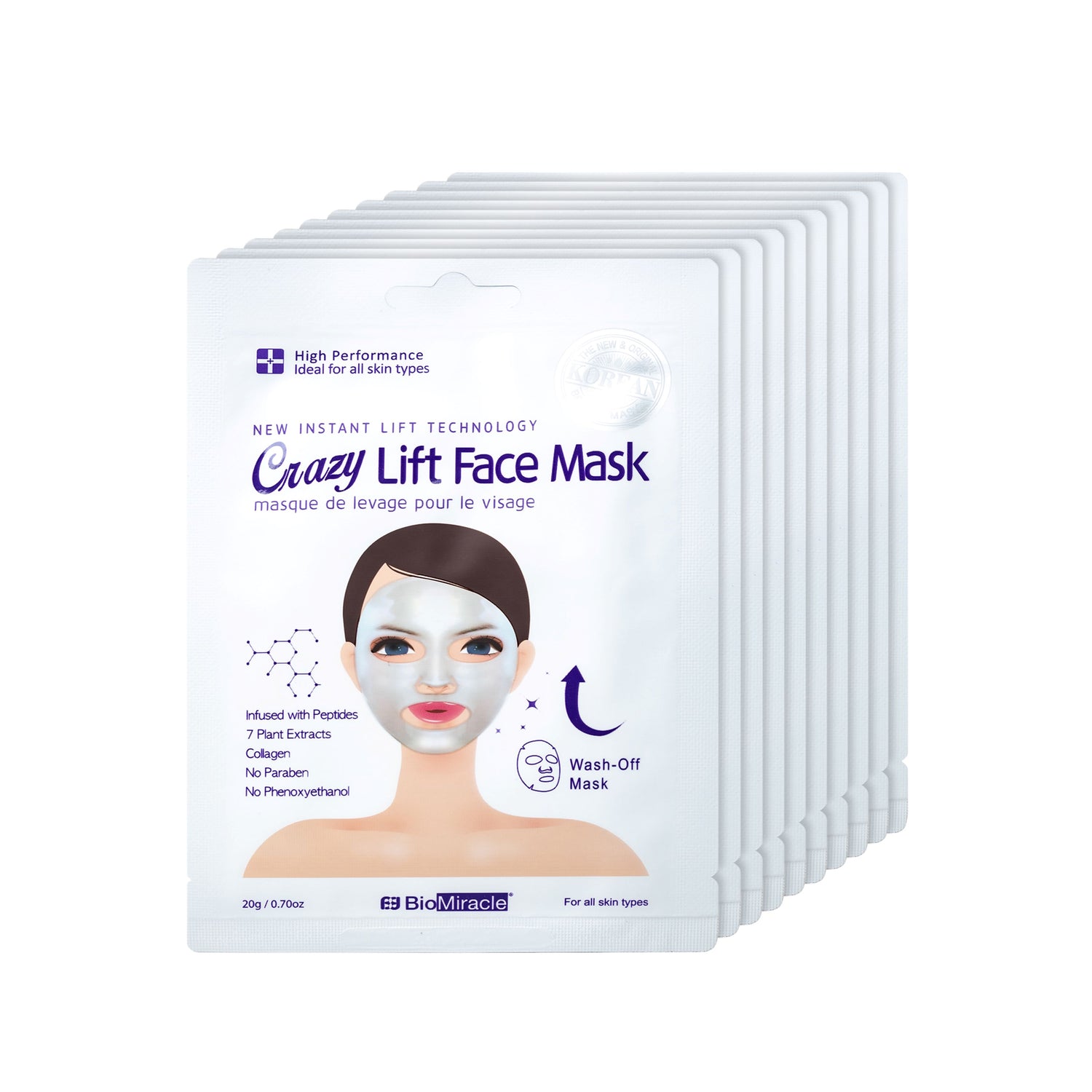 Crazy Lift Face Mask 10 Pack