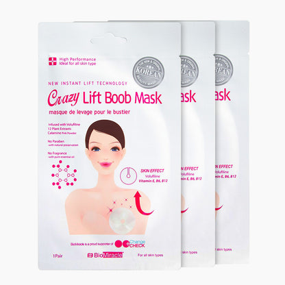 Crazy Lift Boob Mask 3 Pack