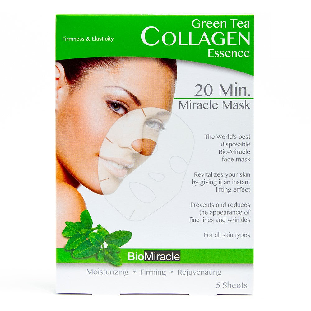 Green Tea Collagen Essence Mask 5 Pack