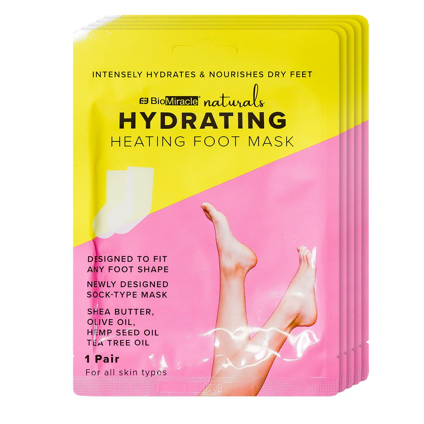 Hydrating Heating Foot Mask 5 Pack