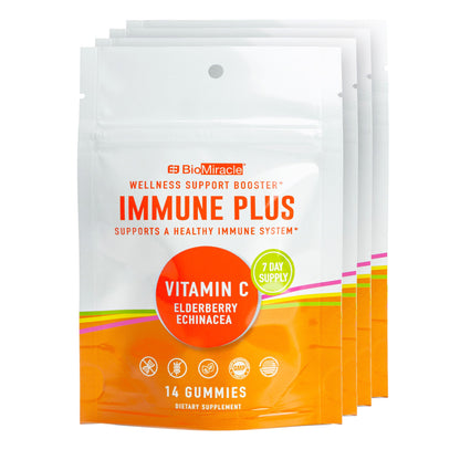 Immune Plus Gummies 14ct (4 Pack) Month Supply