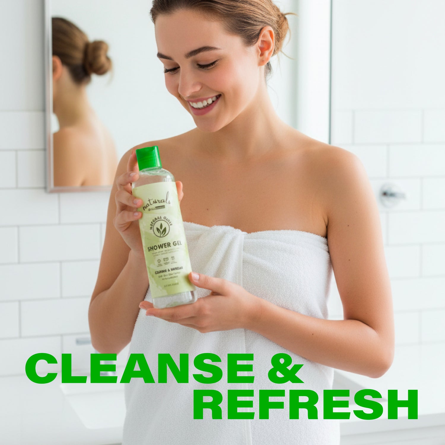 Shower Gel Made with Organic and Exotic Plant Extracts