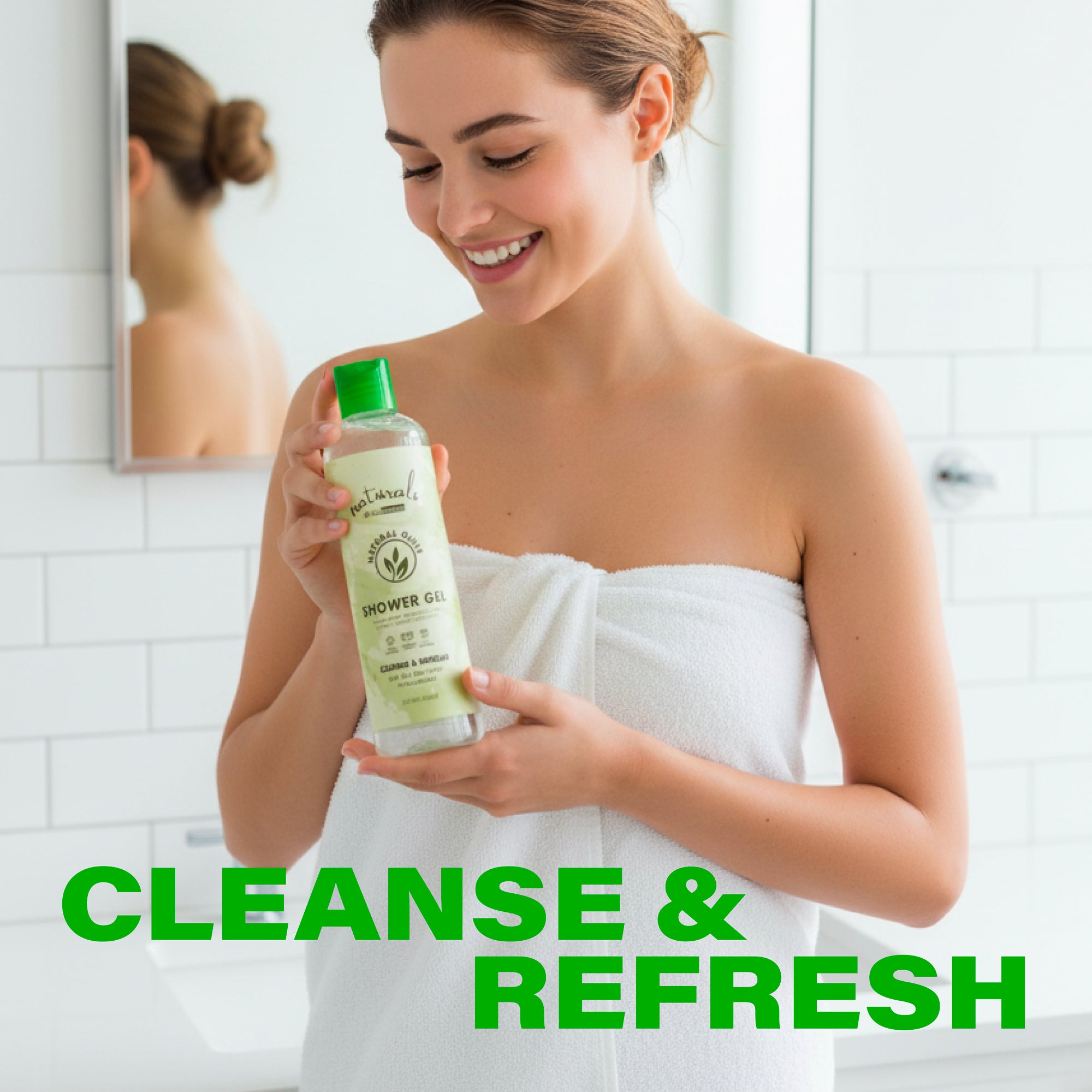 Shower Gel Made with Organic and Exotic Plant Extracts