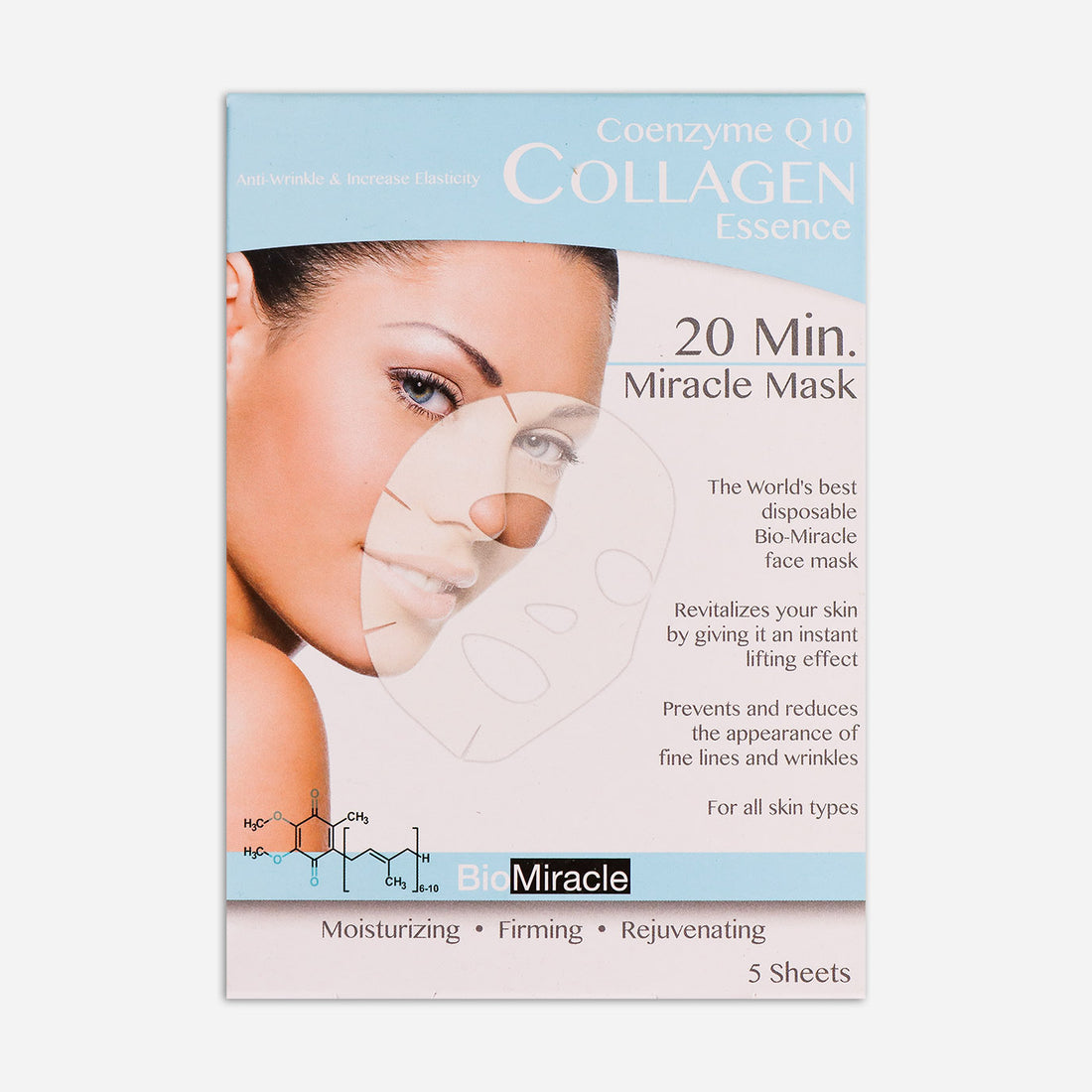Coenzyme Q10 Collagen Essence Mask 5 Pack