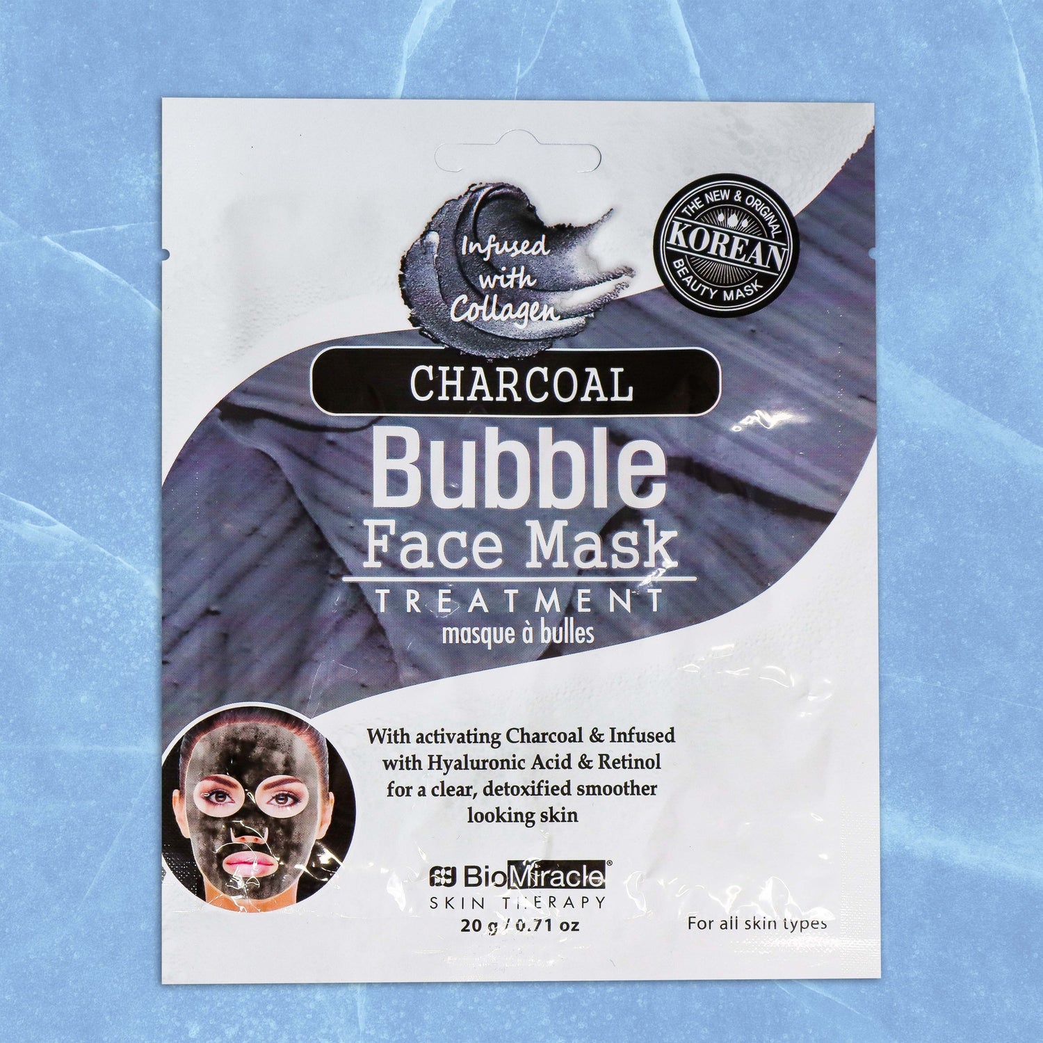 Charcoal Bubble Face Mask-5 Pack